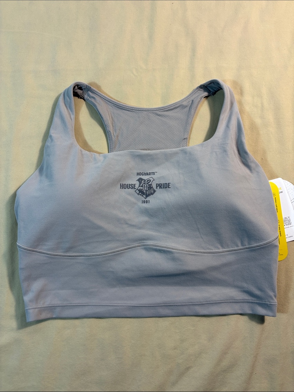 NWT GLOWMODE x Harry Potter Gray FeatherFit Sports Bra Tank Top Size XL